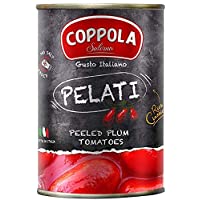 Coppola Ganze Geschälte Tomaten- Pelati – ohne Zusatz von Salz- 400g (6er Pack)